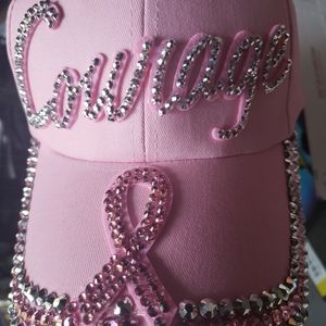 New Rhinestone Courage adjustable baseball cap